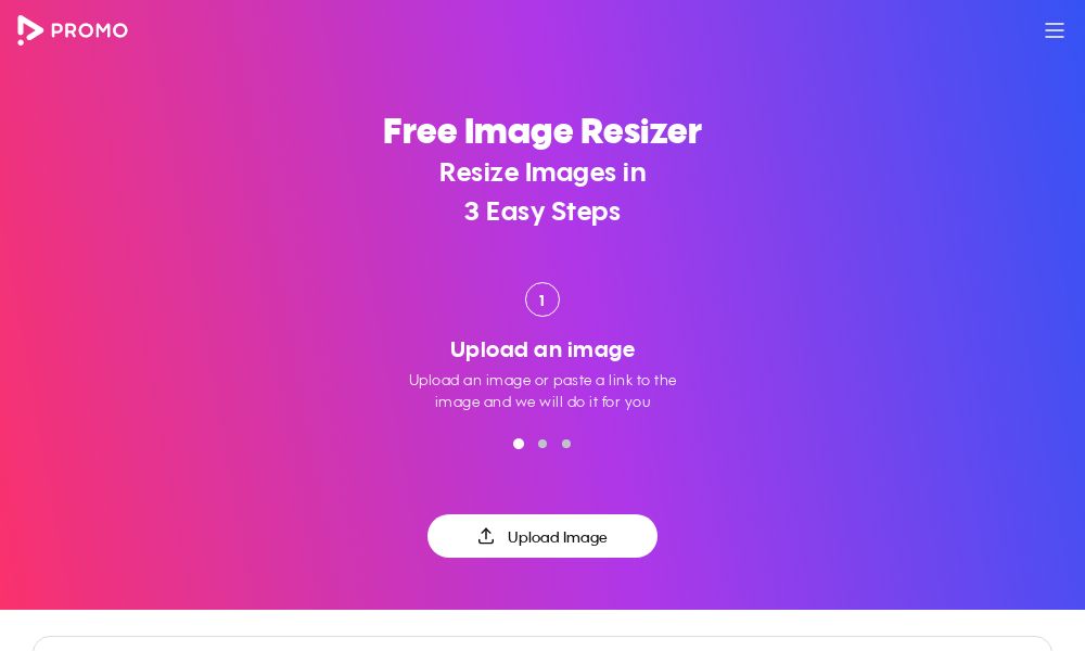 Screenshot of Image Resizer